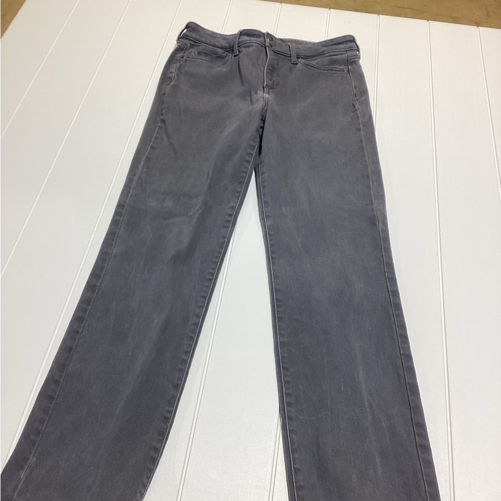 NYDJ Marilyn Straight Gray Jeans
